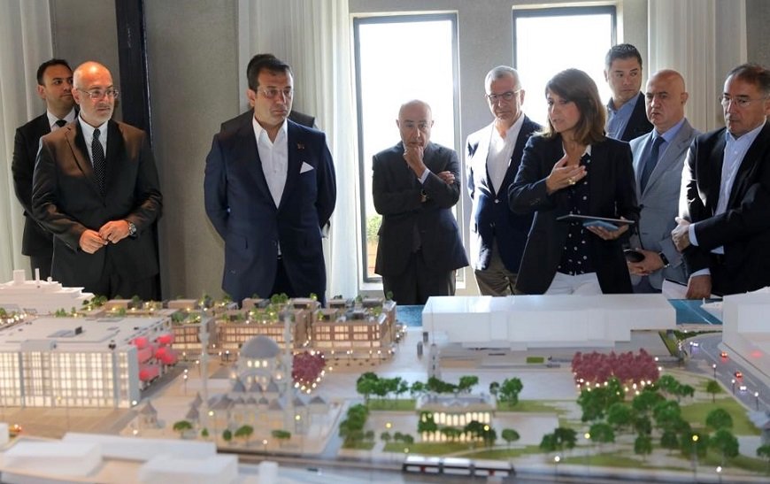 İmamoğlu Galataport'u ziyaret etti