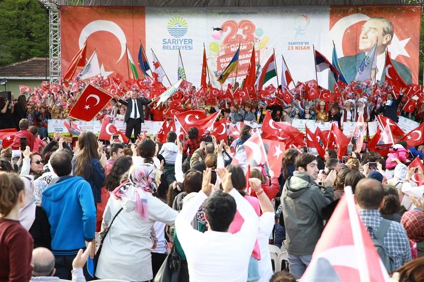 Sarıyer’de Binlerce Çocuk 23 Nisan Şenliği’nde Buluştu