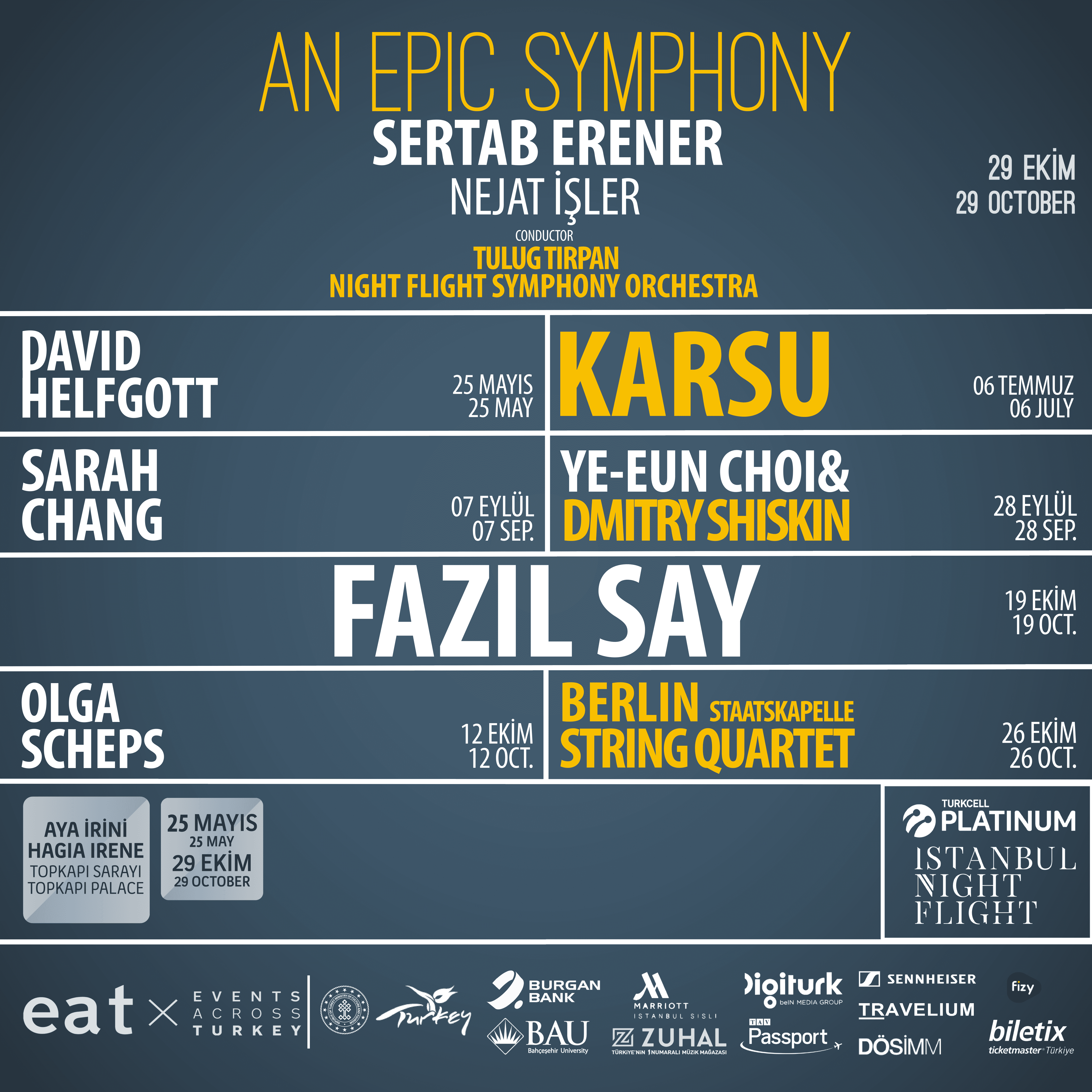 Turkcell konserleri Mayıs’ta başlıyor