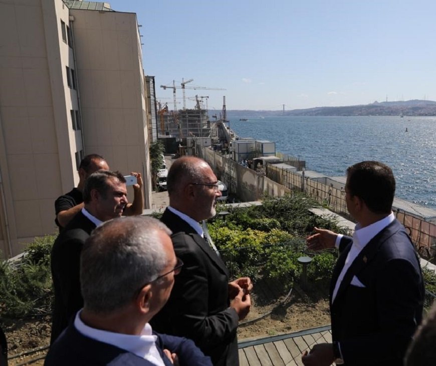 İmamoğlu Galataport'u ziyaret etti