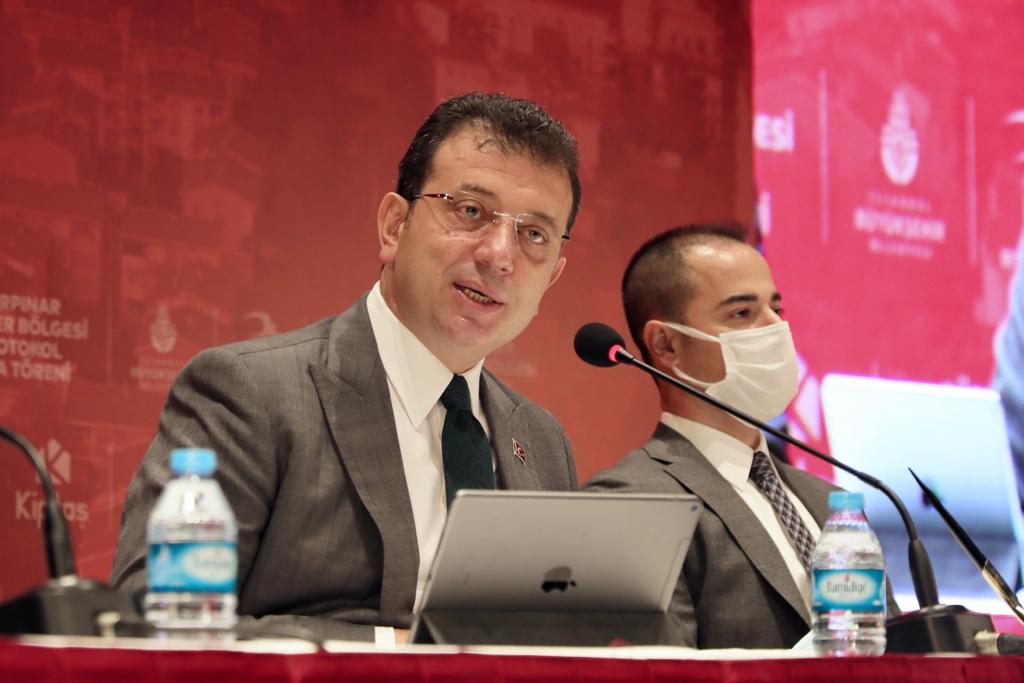 ekrem imamoğlu, beylikdüzünde kiptaş ve beylikdüzü belediyesi protokolü gürpınar siteler bölgesi