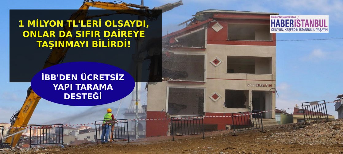 Büyük İstanbul Depremi geliyor İBB yapı tarama testi