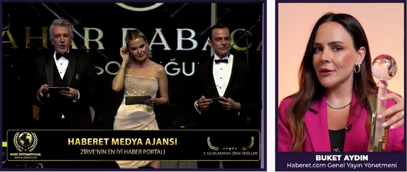Haberet.com “Zirvenin En İyi Haber Portalı” seçildi