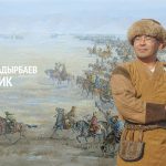 Kazakh artist Yesengali Sadyrbaev at the Istanbul Art & Antique Fair