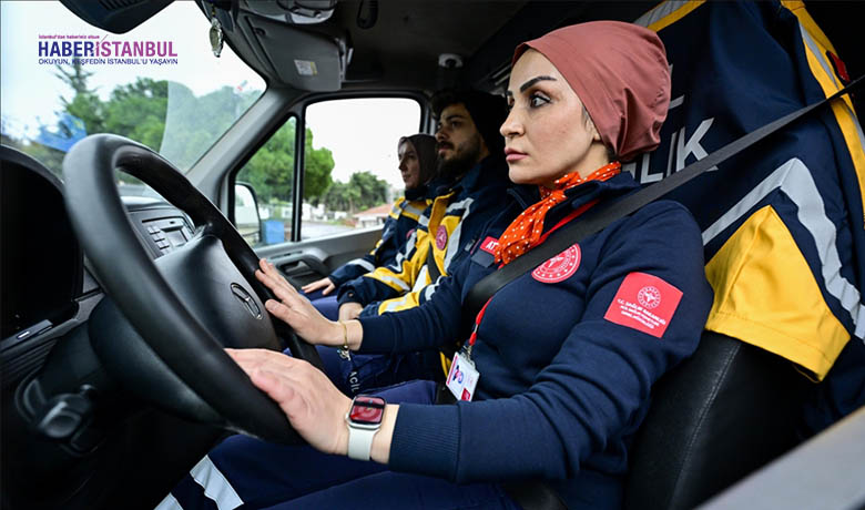 kadın ambulans şoförleri