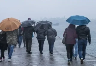 İstanbul’a Soğuk ve Sağanak Uyarısı