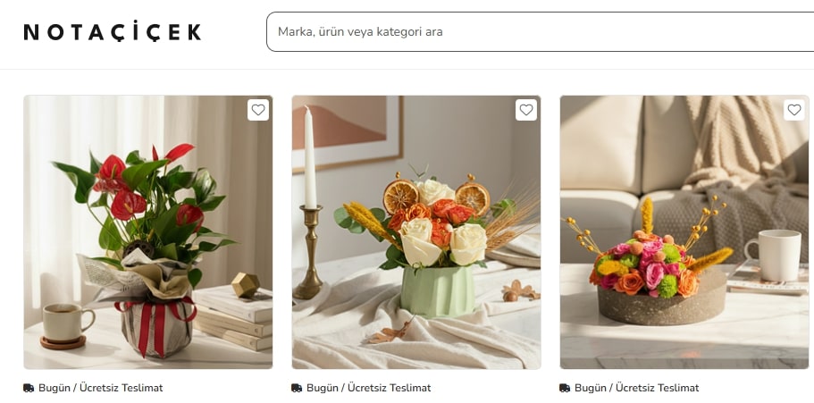 Türkiye’nin premium çiçek hizmeti: Nota Çiçek