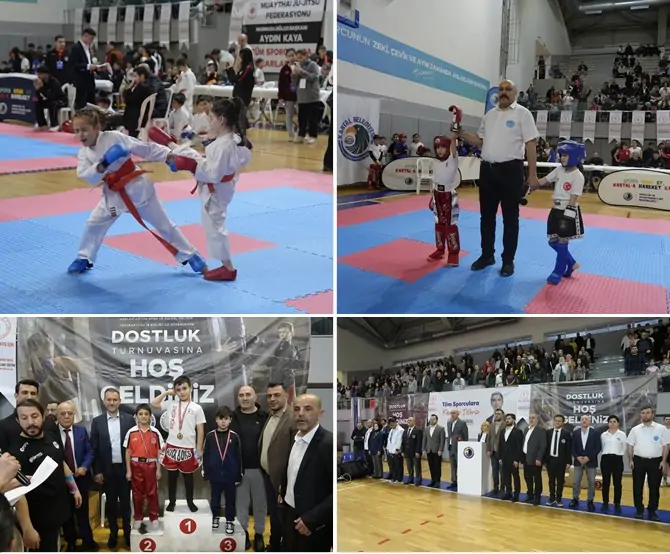 Kartal Belediyesi’nde ‘Karate ve Kick Boks Dostluk Müsabakası’ düzenlendi