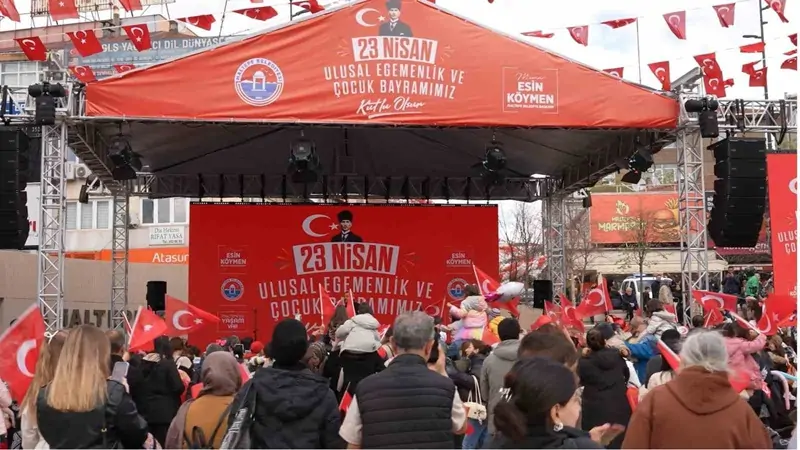 23 Nisan coşkusu Maltepe’de renkli anlar ortaya çıkardı