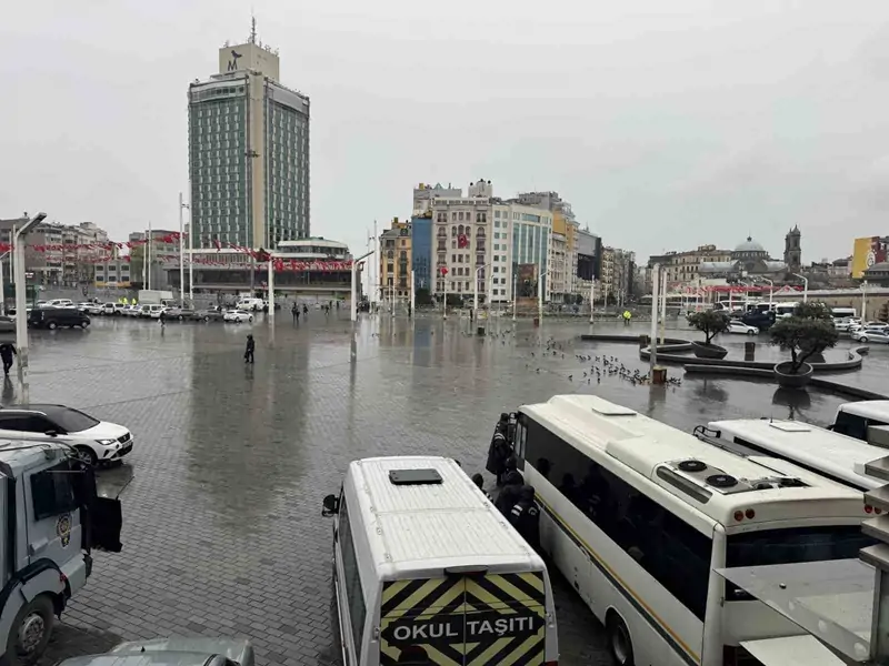 Taksim Meydanı’nda 1 Mayıs sessizliği