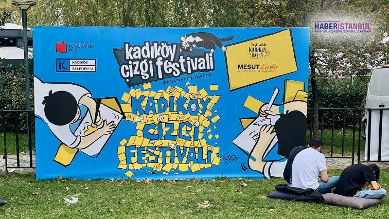 Çizginin dili Kadıköy Yoğurtçu Parkında dile geldi